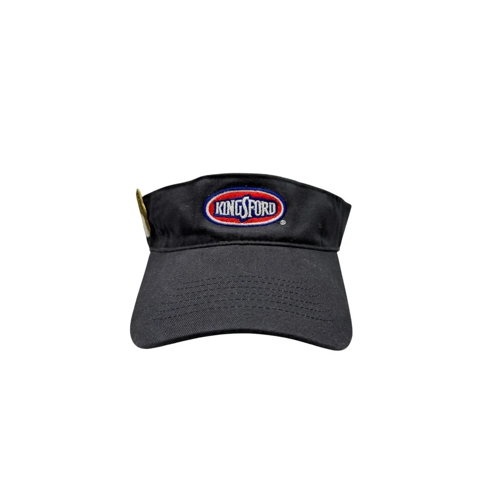 Bullet Line Kingsford Charcoal Visor Mens Black BBQ KC Masterpiece Pin OSFM
